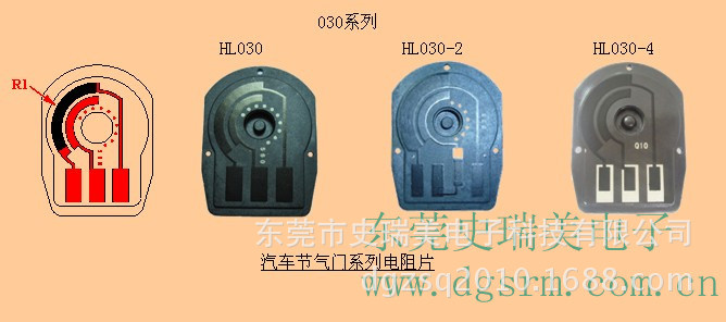 智馭節(jié)氣門精準(zhǔn)傳感 東莞市史瑞美科技HL030系列厚膜電阻板